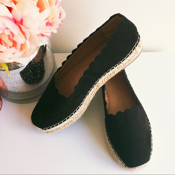 scalloped espadrilles